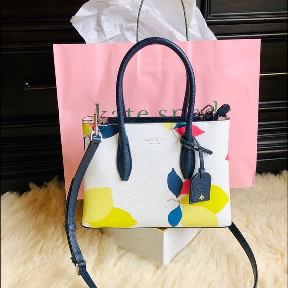 kate spade Handbags - Kate Spade White Small Lemon Zest Satchel